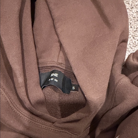 Darc Sport Brown Cropped Hoodie - Picture 3 of 3